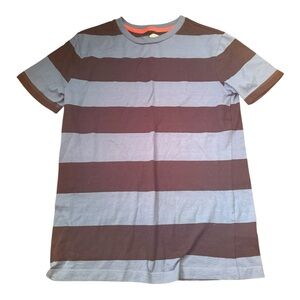 Old Navy Boys XL Blue and Black Striped Tee